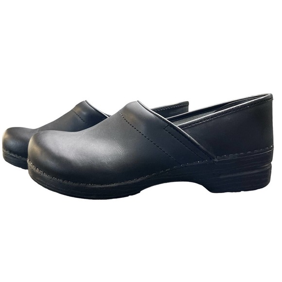 Dansko Black Leather Clogs Men‎ Size 47 (13.5/14) - Picture 1 of 7
